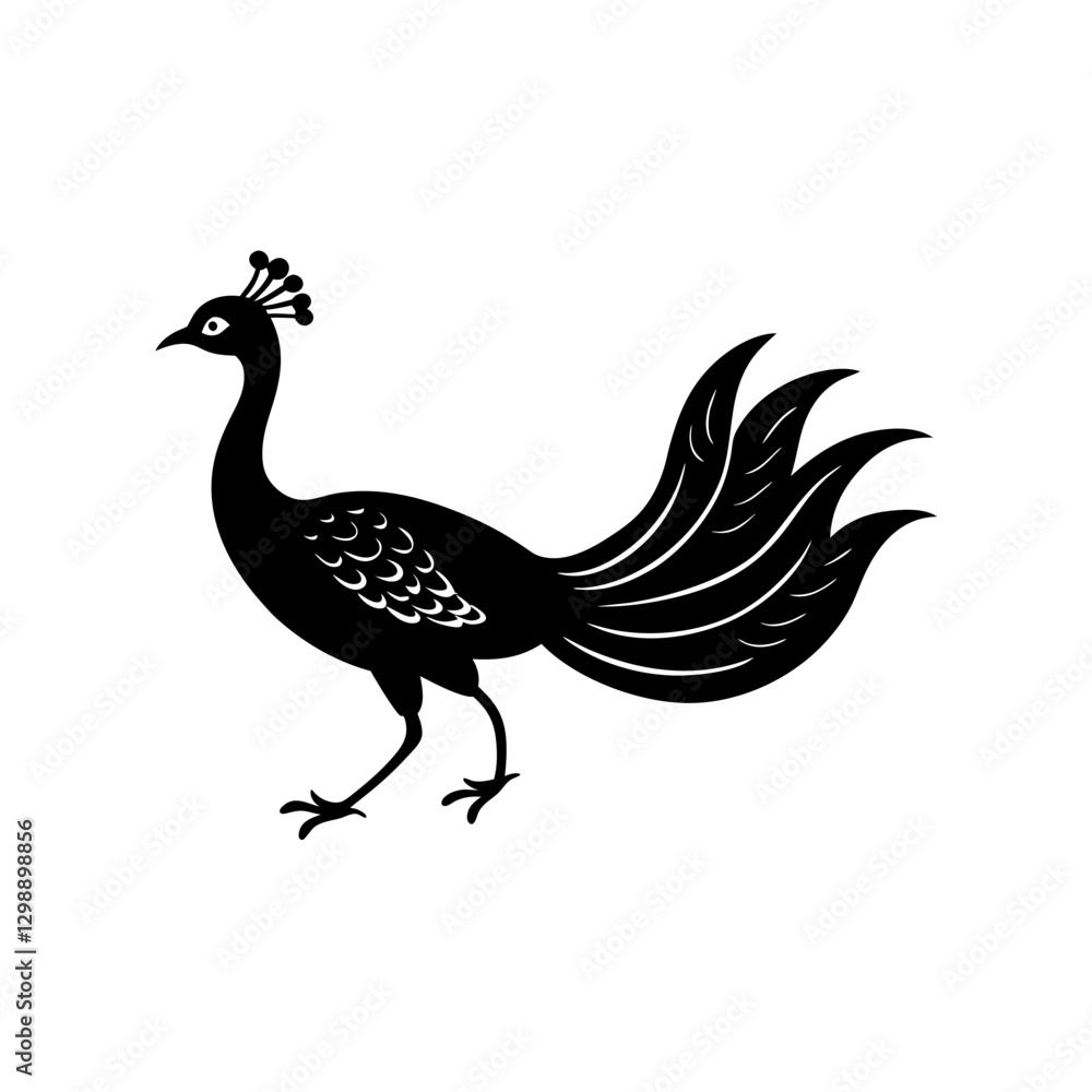 peacock isolated on white background peacock isolated on white background