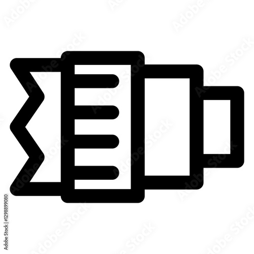 Camera lens unit icon