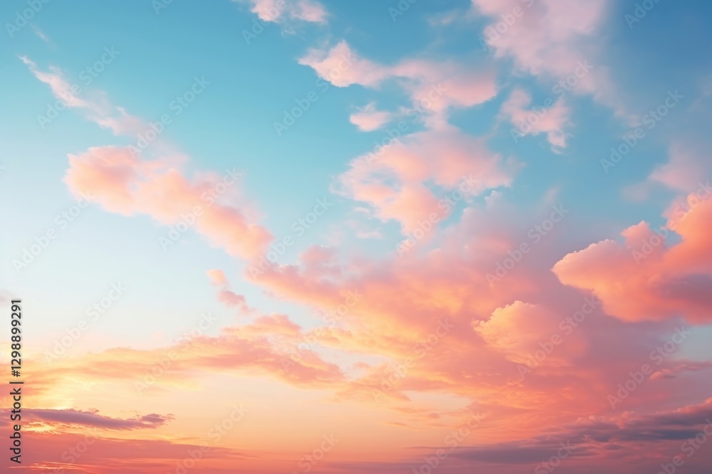 Obraz premium Sunset sky backgrounds outdoors horizon.