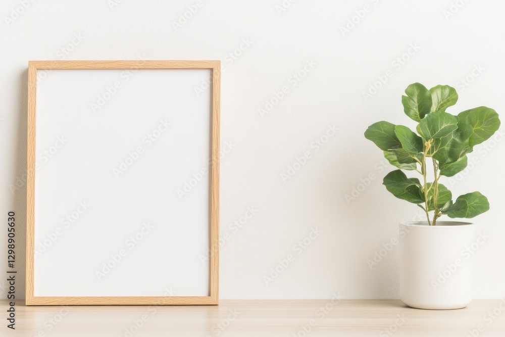 minimalistic stock photo of motivational quote printed in clean font on white background framed and placed on wooden minimalistic stock photo of motivational quote printed in clean font on white background framed and placed on wooden