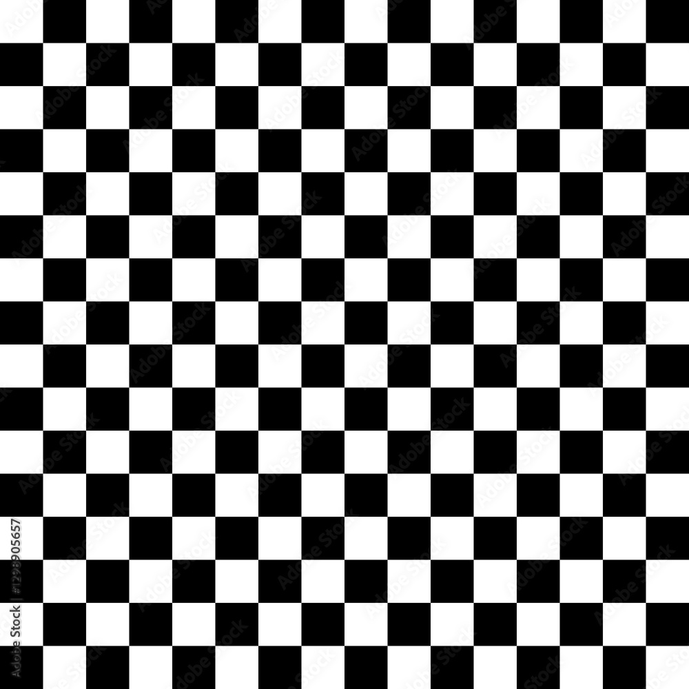Fototapeta premium chessboard pattern with alternating black and white squares in a 16x16 grid. Total 256 cells