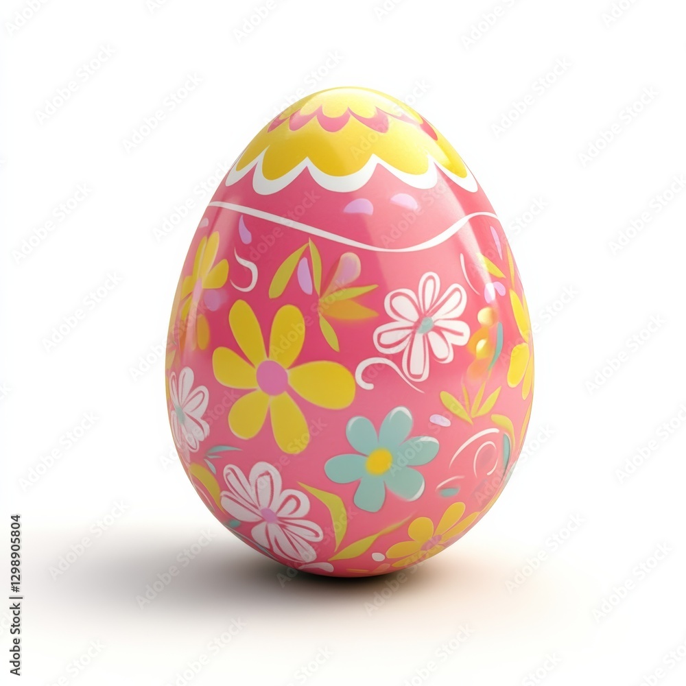 easter egg cute on white background easter egg cute on white background