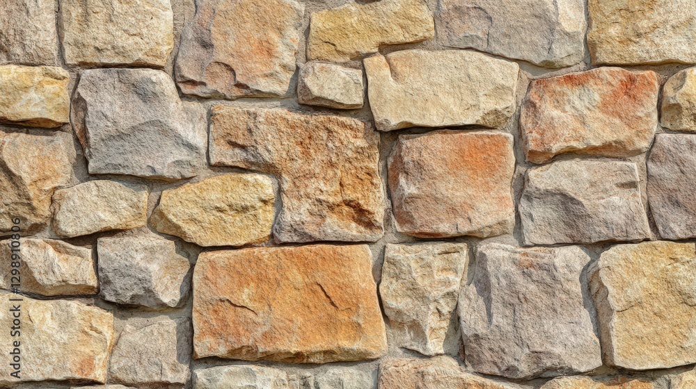 A textured wall of irregularly shaped stones A textured wall of irregularly shaped stones