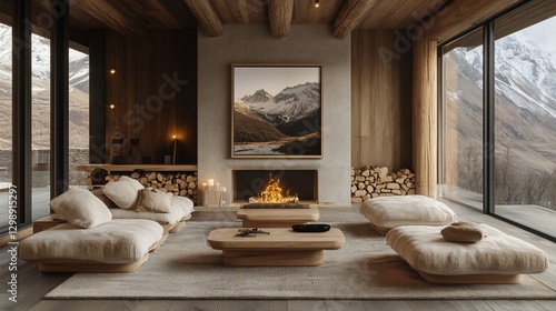 Mountain Chalet Living Room