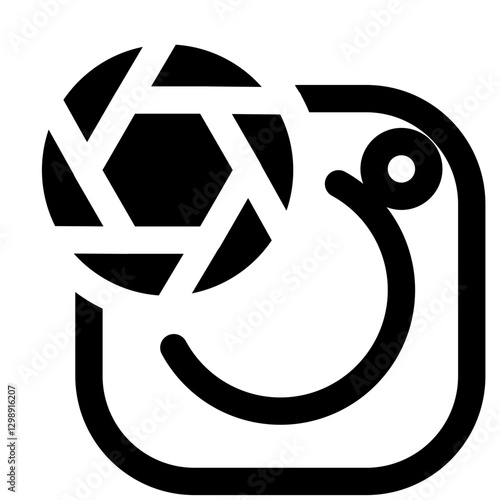 Camera lens icon