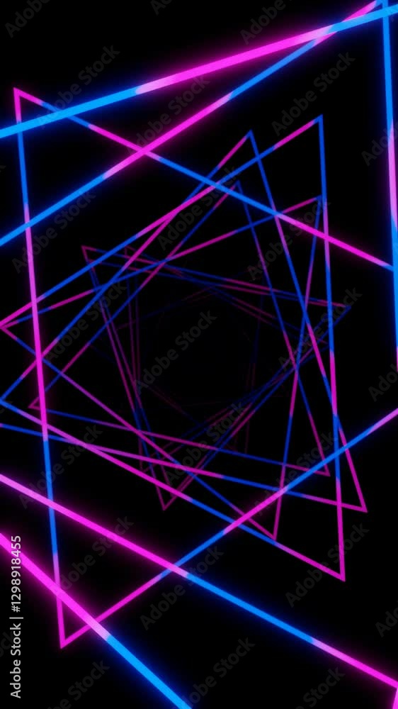 Incredible cyber geometric neon geometric animation. Digital background Incredible cyber geometric neon geometric animation. Digital background
