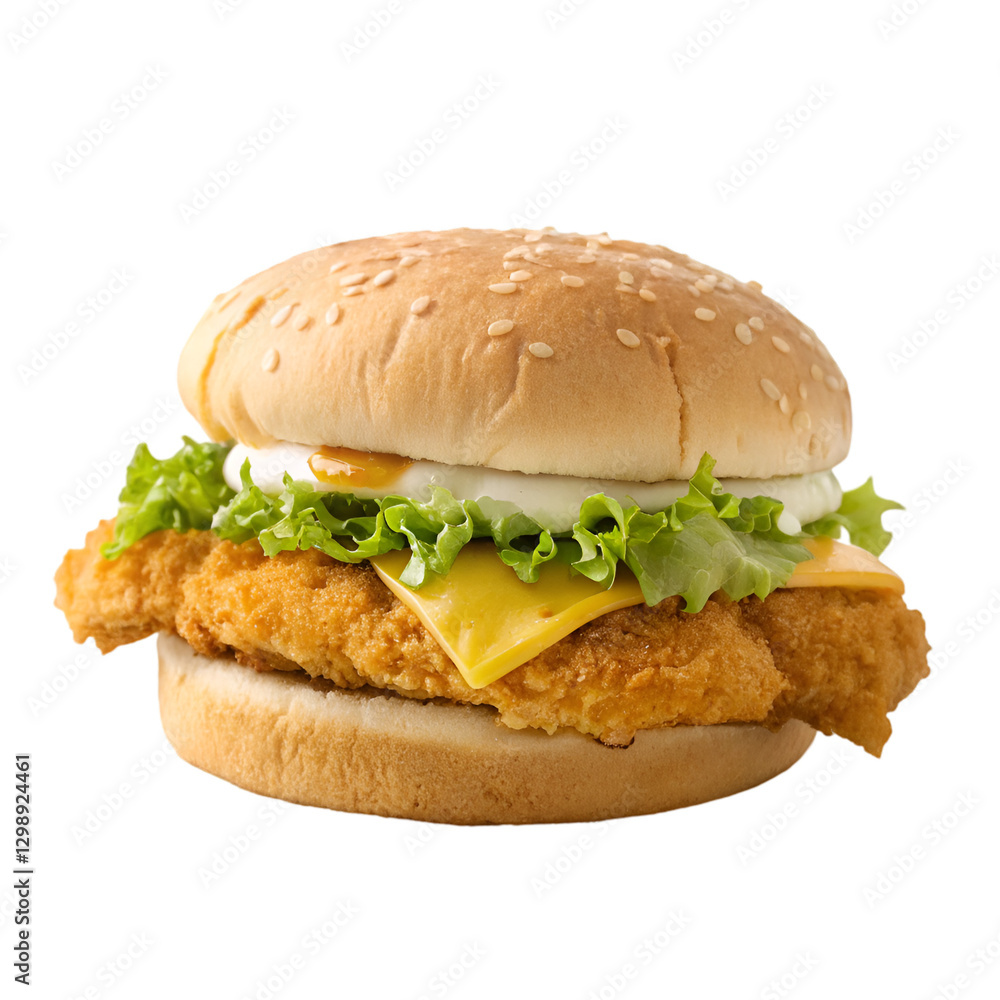 transparent background Crispy Chicken Burger Recipe transparent background Crispy Chicken Burger Recipe