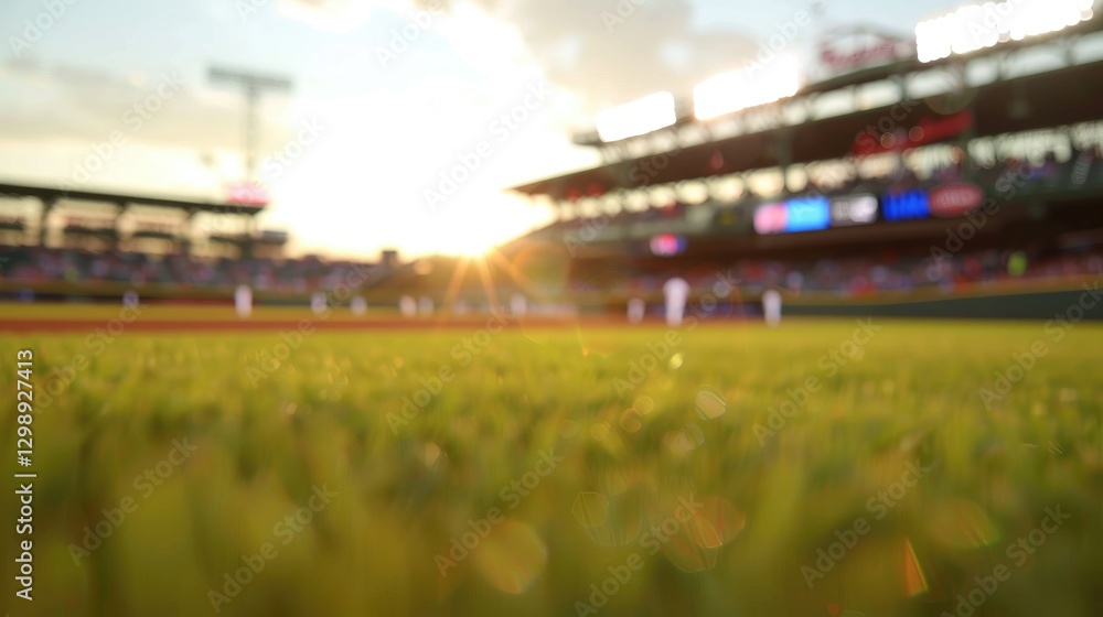 Fototapeta premium view of the stadium