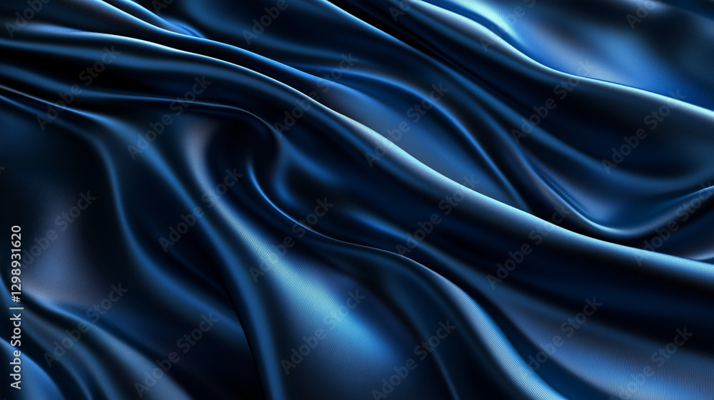 Fototapeta premium dark blue silk background