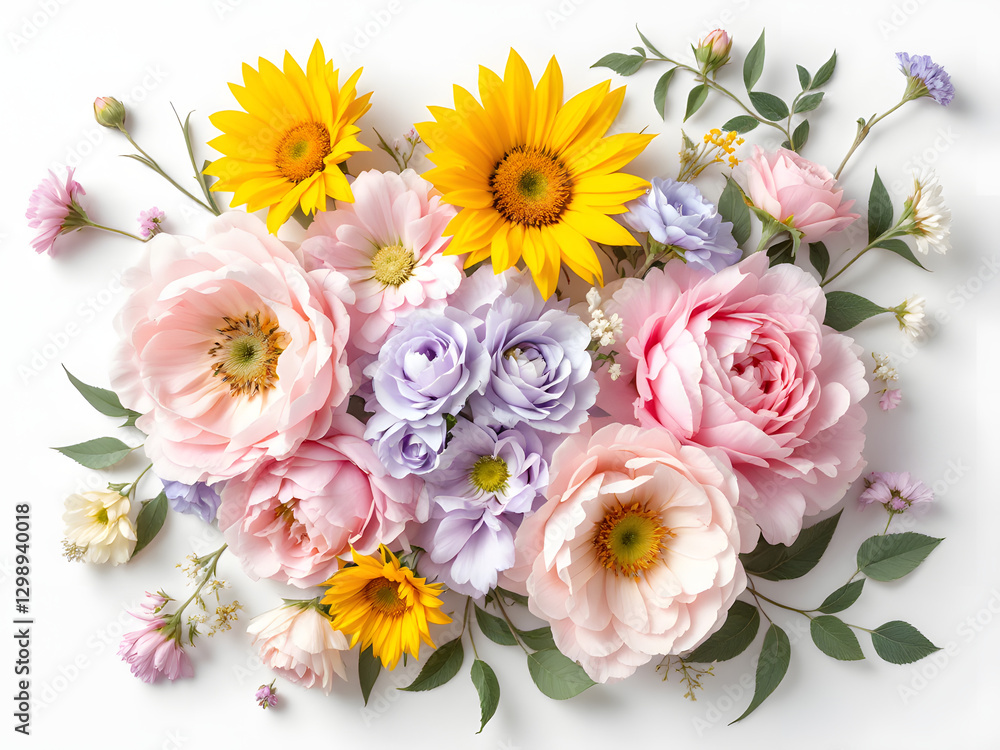 A Vibrant and Elegant Floral Arrangement Capturing the Essence of Nature's Beauty and Serenity A Vibrant and Elegant Floral Arrangement Capturing the Essence of Nature's Beauty and Serenity