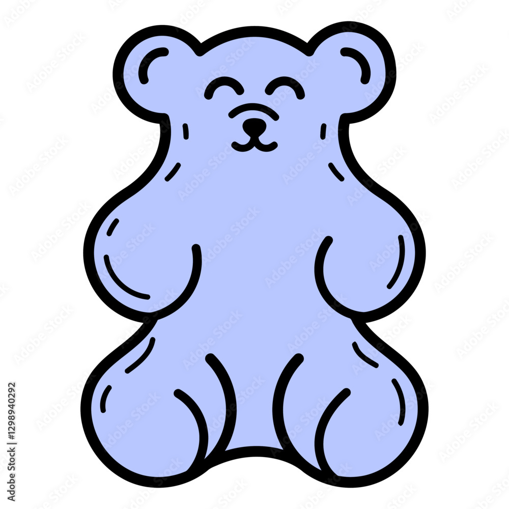 gummy bear color stroke. gummy bear color stroke.