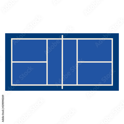  court top pickleball flat.