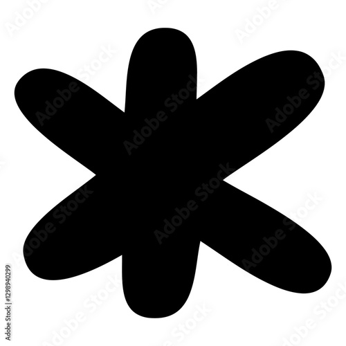 asterisk punctuation stroke.