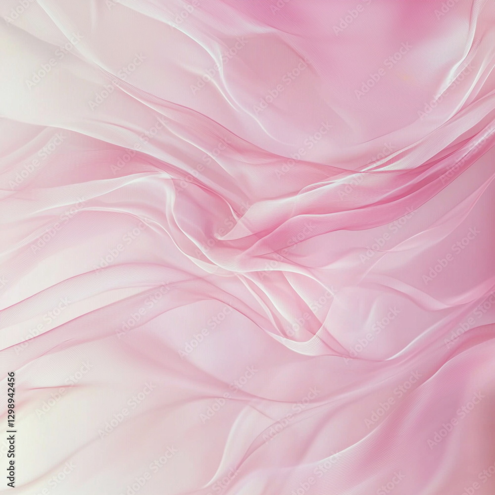 Fototapeta premium Abstract pink background. Pastel shades of delicate fabric texture