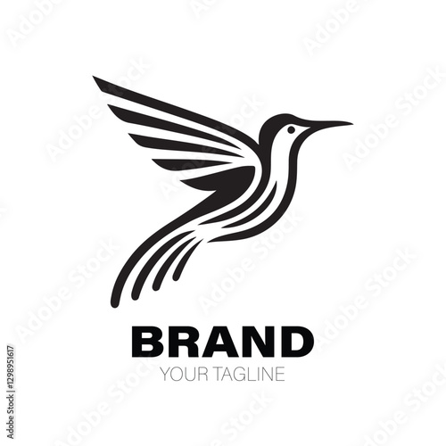 Hummingbird Logo. Hummingbird Logo Design. Hummingbird Logo Brand. Hummingbird Logo