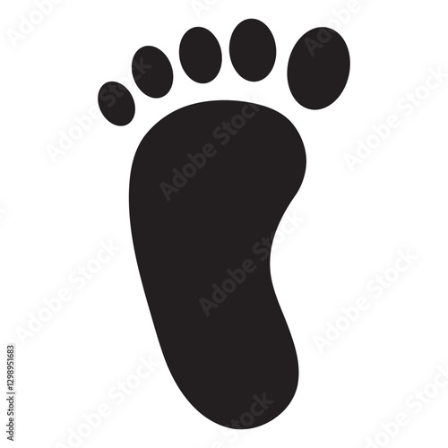Footprint Impression: Capturing the essence of steps, trails, progress, and journey, symbolizing the essence of human presence and passage through life.