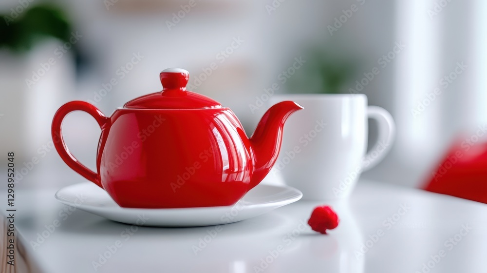 Teapot with cup on a white background. Teapot with cup on a white background.