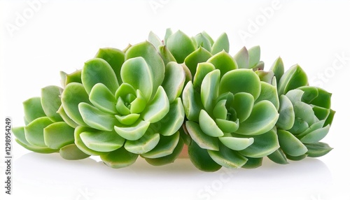 green cactus isolated on white