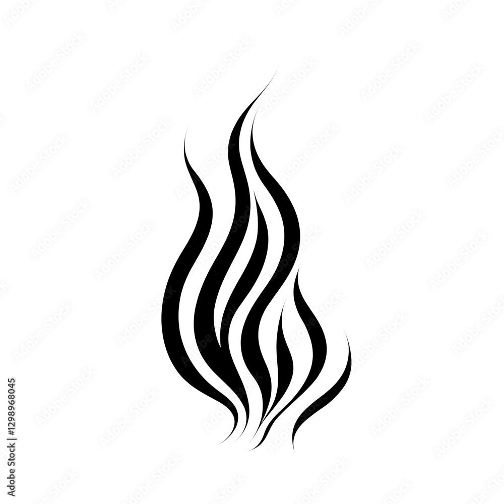 Hand-Drawn Flame Line Art PNG – Fire Element Illustration Hand-Drawn Flame Line Art PNG – Fire Element Illustration
