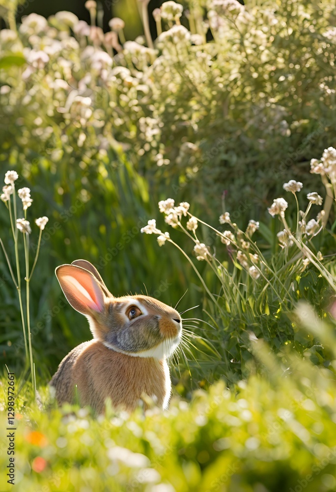 Obraz premium rabbit in the grass