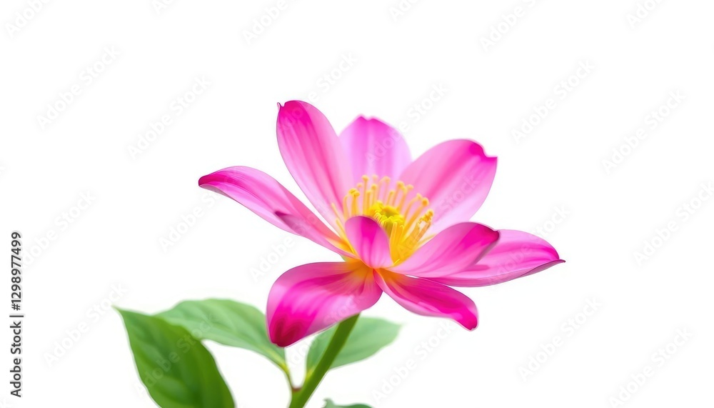 A single, vibrant bloom isolated against a pure white backdrop, marketing, design A single, vibrant bloom isolated against a pure white backdrop, marketing, design