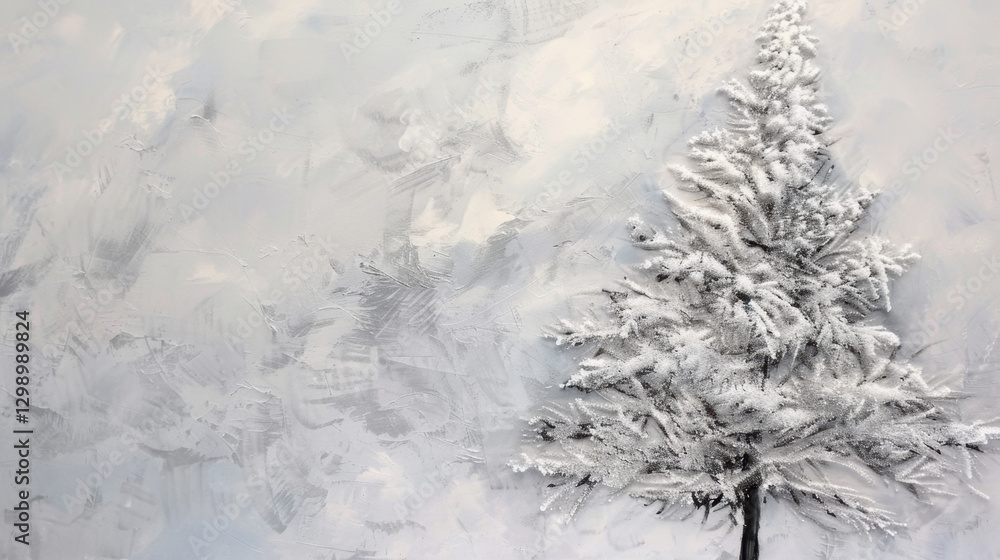 Fototapeta premium frost on branches