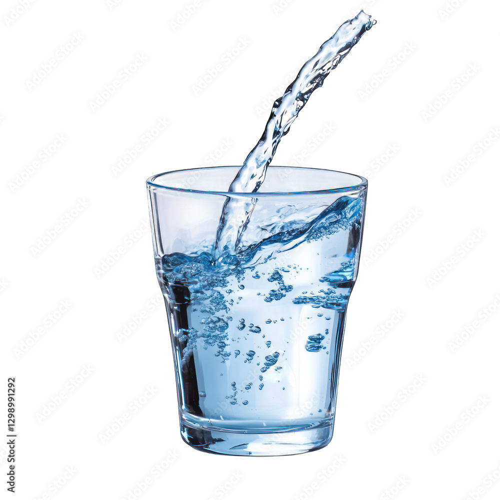 Pouring water from a glass isolated on transparent background. Pouring water from a glass isolated on transparent background.