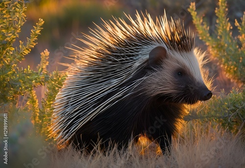 hedgehog in the woods