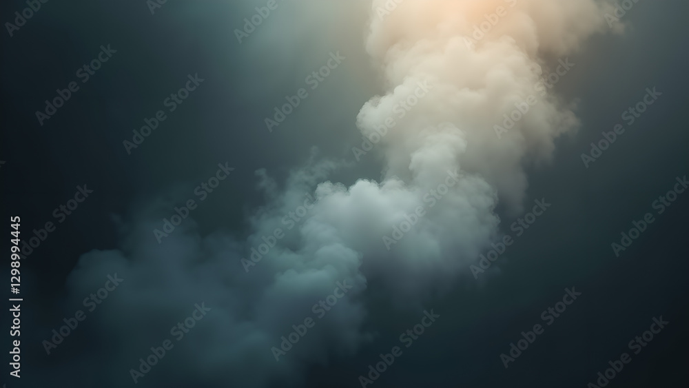 Obraz premium Ephemeral Cloudscape, Atmospheric Density Study