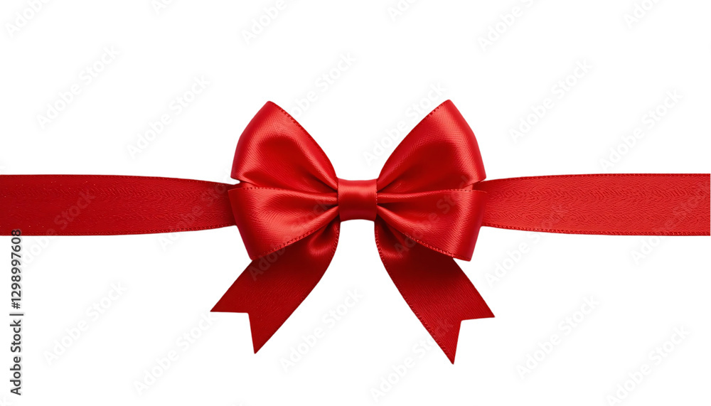 red ribbon bow isolated on transparent background red ribbon bow isolated on transparent background