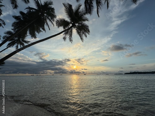 Beautiful beach in Indonesia