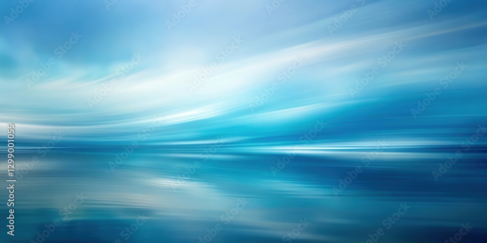 Serene Abstract Seascape Blending Sky and Water in a Dreamlike, Motion-Blurred Horizon Serene Abstract Seascape Blending Sky and Water in a Dreamlike, Motion-Blurred Horizon