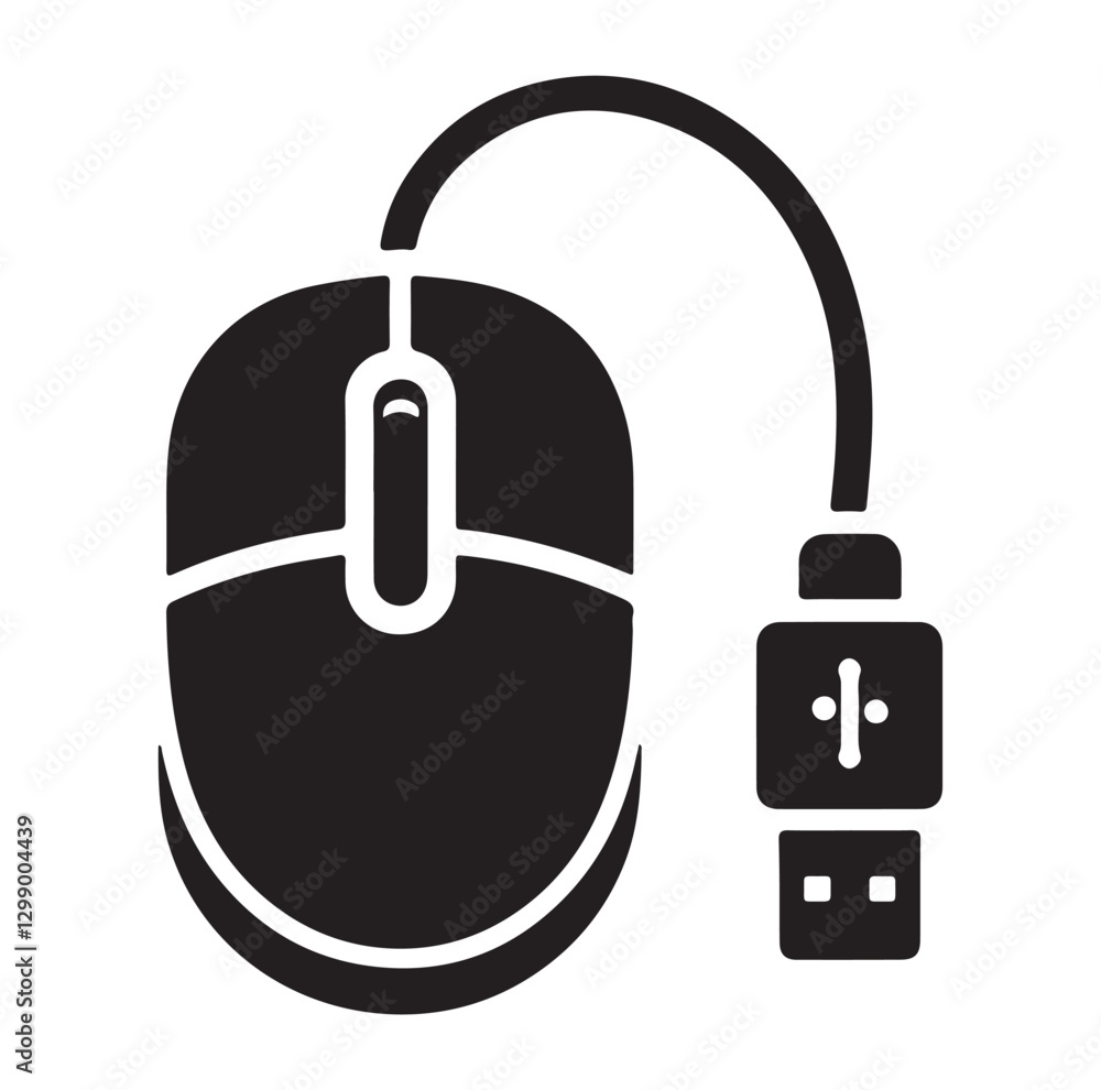 Computer mouse logo vector template design illustration Computer mouse logo vector template design illustration