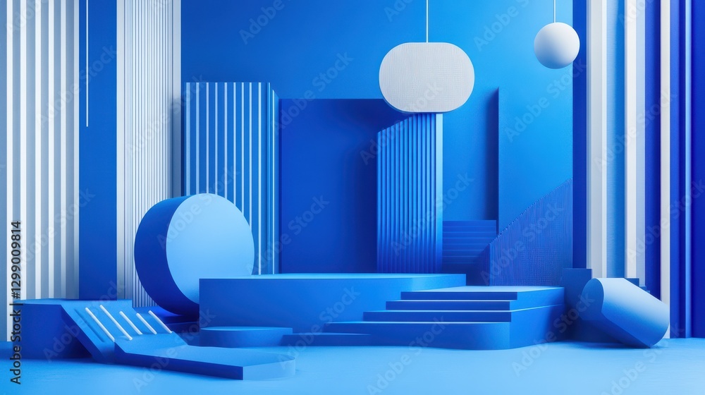 Blue Infographic Charts Design Blue Infographic Charts Design