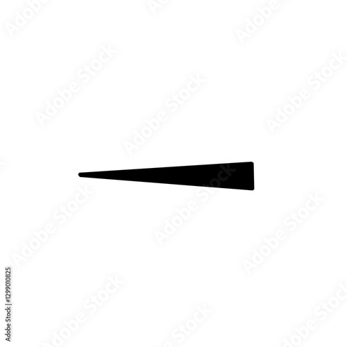 Magic Bold minus take symbol in hand drawn style. Vector illustration isolated on white background. For typography, font, shop, logo, alphabet, sales, signboard, education, branding, presentation.