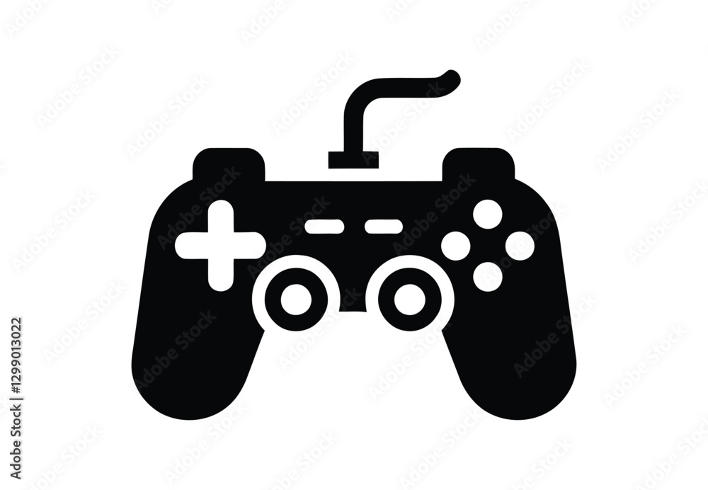High quality game controller vector icon featuring a modern and minimalistic gaming gamepad icon vector illustration. Perfect for video game logos, esports branding, mobile apps, streaming graphics. High quality game controller vector icon featuring a modern and minimalistic gaming gamepad icon vector illustration. Perfect for video game logos, esports branding, mobile apps, streaming graphics.