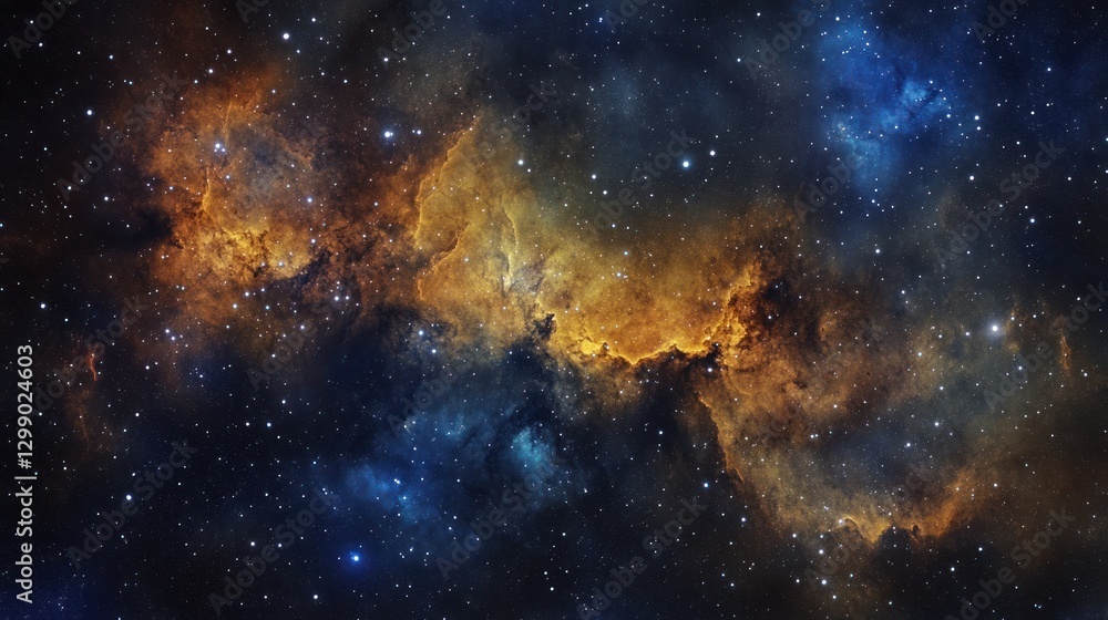 Fototapeta premium Colorful nebulae in deep space (1)