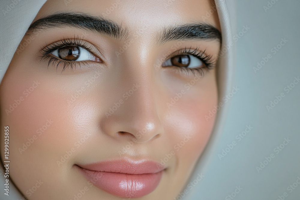 Fototapeta premium Middle Eastern Arab beauty close-up