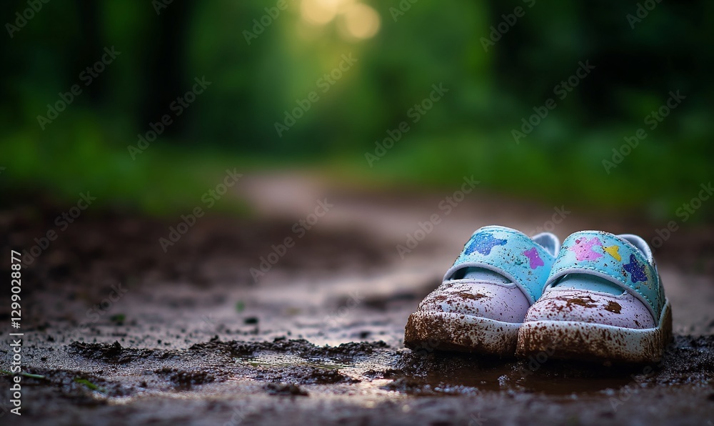 A Muddy Adventure, Exploring Childhood Curiosity in Nature's Playground, capturing the essence of carefree exploration and joyful outdoor experiences A Muddy Adventure, Exploring Childhood Curiosity in Nature's Playground, capturing the essence of carefree exploration and joyful outdoor experiences