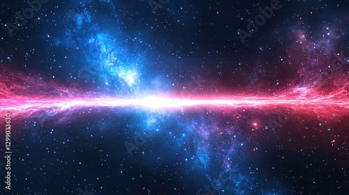 Wallpaper Mural Giant radio wave jet stretches across cosmic expanse, revealing the universe's hidden wonders. Torontodigital.ca