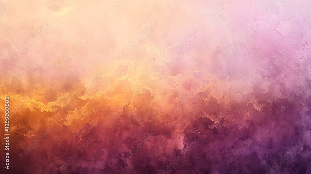 Fototapeta premium Radiant Sunrise Gradient Background with Warm Golden Hues Merging into Soft Pastel Pinks and Purples
