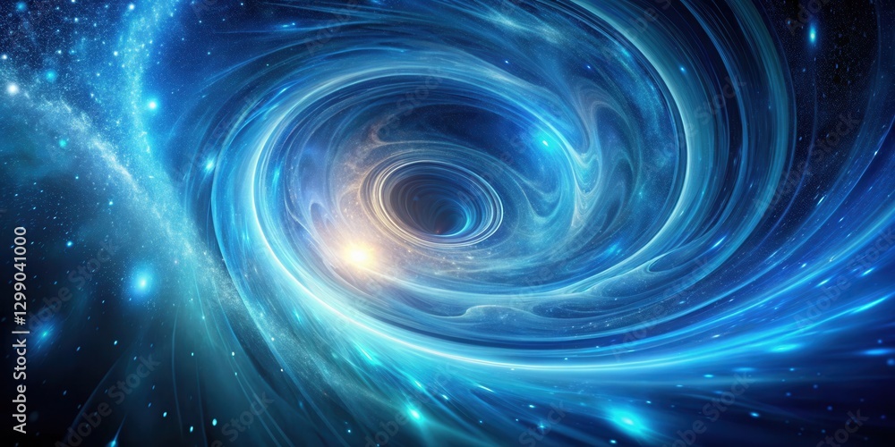 Abstract Cosmic Vortex A swirling nebula of vibrant blue and white hues, encapsulating a dark, mysterious core, suggestive of a celestial phenomenon or a journey through the cosmos. Abstract Cosmic Vortex A swirling nebula of vibrant blue and white hues, encapsulating a dark, mysterious core, suggestive of a celestial phenomenon or a journey through the cosmos.
