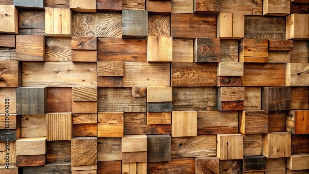 Rustic Wooden Block Wall Texture A Seamless Pattern of Varied Wood Tones and Grain Patterns for Design Inspiration Rustic Wooden Block Wall Texture A Seamless Pattern of Varied Wood Tones and Grain Patterns for Design Inspiration