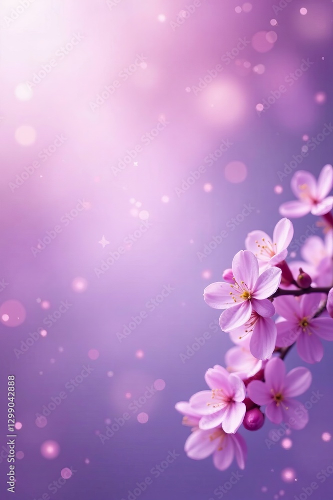 Delicate lilac backdrop with blurred bokeh lights, dreamy, gentle Delicate lilac backdrop with blurred bokeh lights, dreamy, gentle
