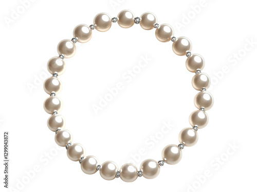 Wallpaper Mural elegant pearl necklace Torontodigital.ca