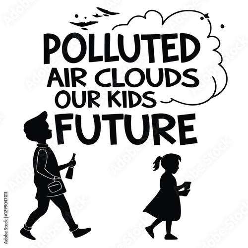 A collection of air pollution awareness vector t-shirt designs featuring powerful messages, environmental quotes, and elegant typography. Perfect for creating eco-friendly apparel, sublimation prints,