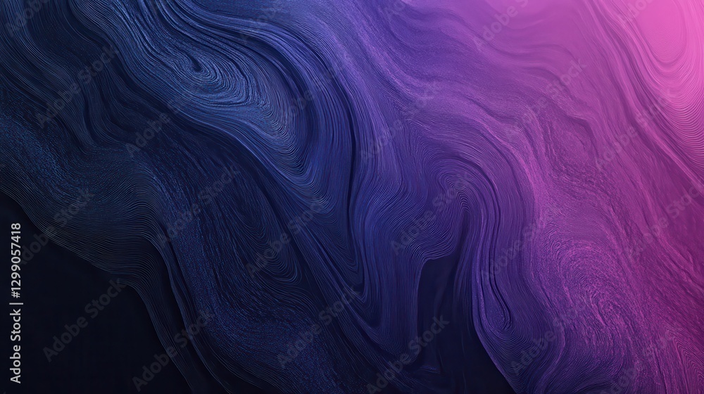 Obraz premium Blue purple black grainy gradient banner background website page header abstract noise effect design