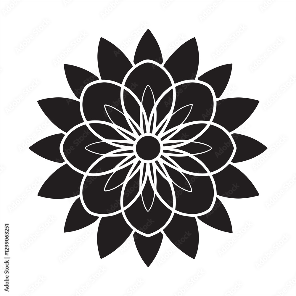 Obraz premium traditional indian mandala design vector art illustration