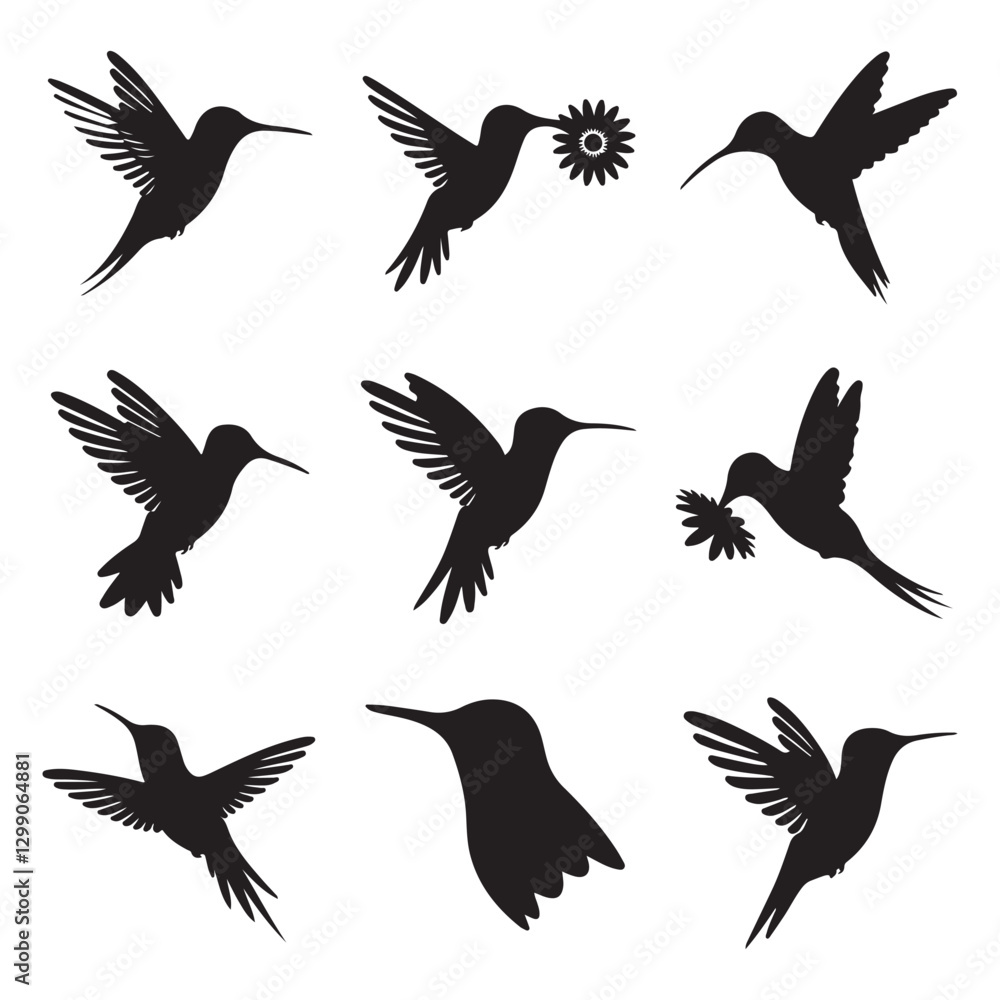 Obraz premium Black silhouette illustration of a kingfisher bird animal. kingfisher line art vector art illustrationkingfisher icon silhouette illustration with white background