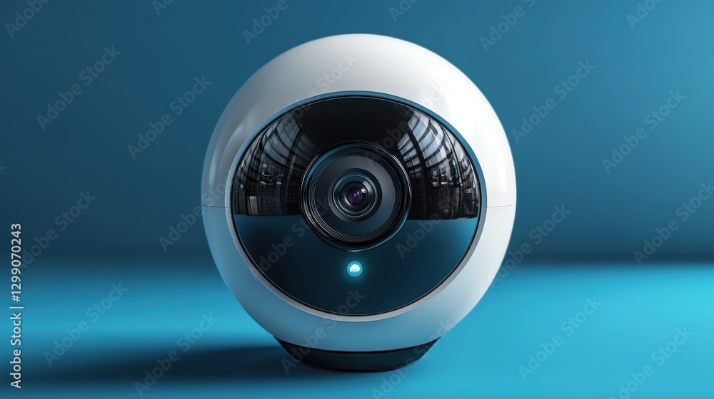 smart home wireless security camera isolated,studio background smart home wireless security camera isolated,studio background